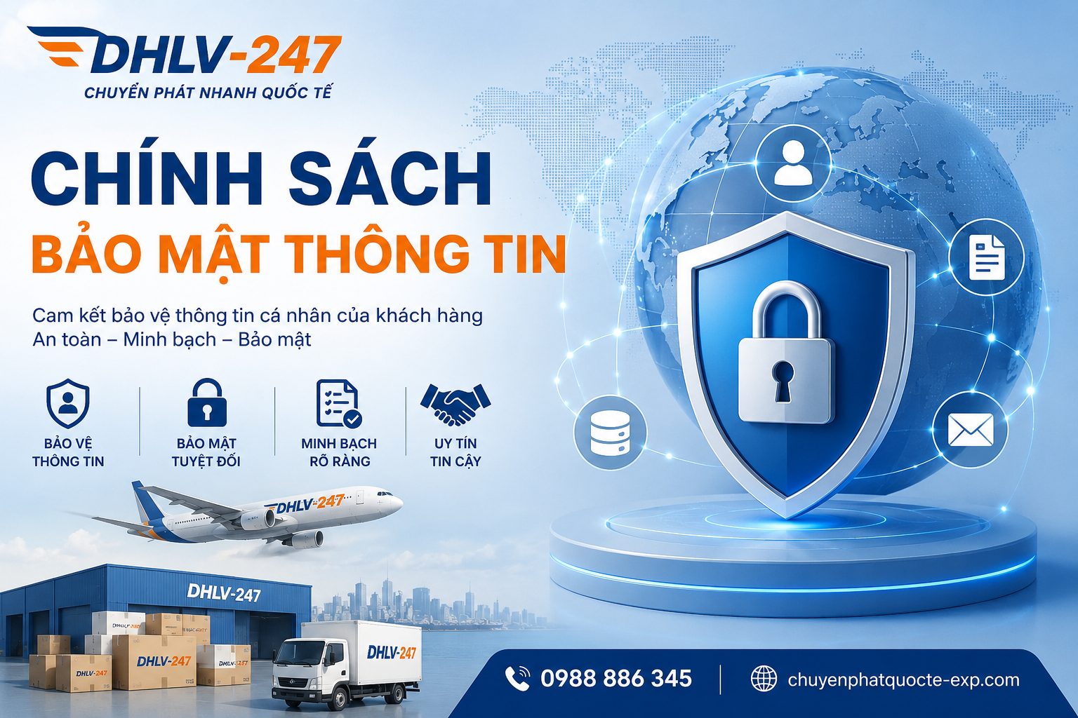CHÍNH SÁCH BẢO MẬT THÔNG TIN chính sách 247dhl
